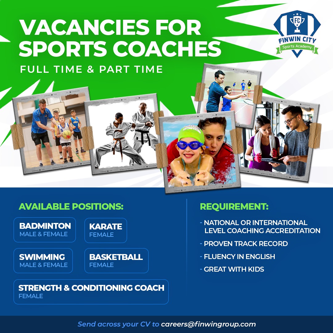 Careers Finwin City Sports Academy